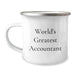 World's Greatest Accountant Funny Camping Mug Gifts for Accountant Friends and Family from Men, Birthday Unique Gifts - Image 1