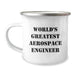 World's Greatest Aerospace Engineer Funny Camping Mug Gifts for Him from Friends Birthday Unique - Image 1