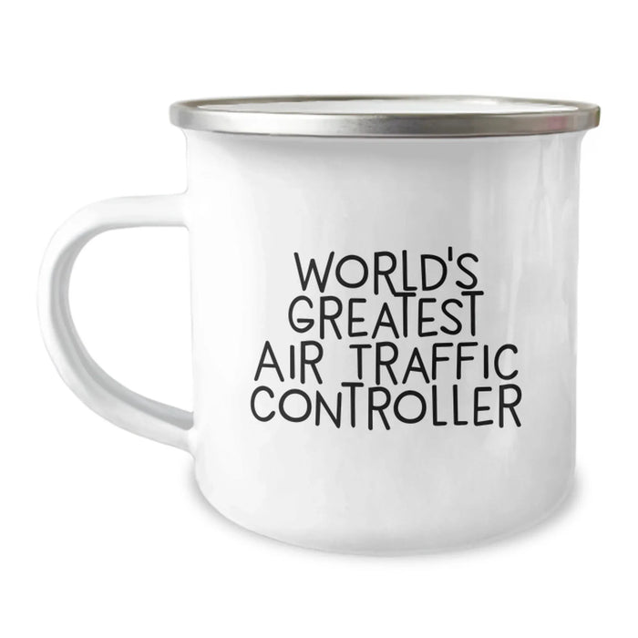 Funny Air Traffic Controller Mugs for Men Gifts, World's Greatest Air Traffic Controller Quote Birthday Unique Gifts from Friends - Image 1