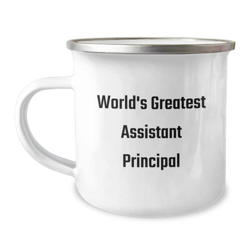 World's Greatest Assistant Principal Funny Camping Mug Gifts for Assistant Principal Birthday - Image 1