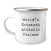 Funny World's Greatest Athletic Trainer Gifts for Birthday, Camping Mug for Men, Women, Friends, Coworkers, Family - Image 1