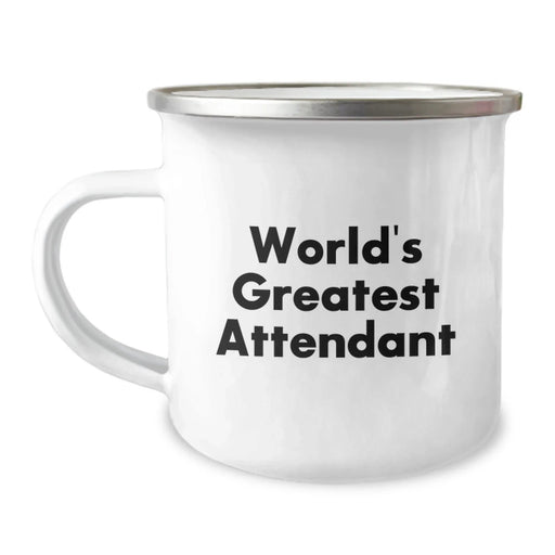Funny World's Greatest Attendant Gifts from Men Friends for Attendant Camping Mug Unique Christmas Unique Gifts - Image 1