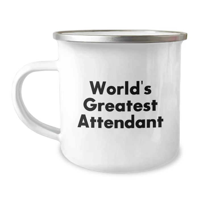 Funny World's Greatest Attendant Gifts from Men Friends for Attendant Camping Mug Unique Christmas Unique Gifts - Image 1