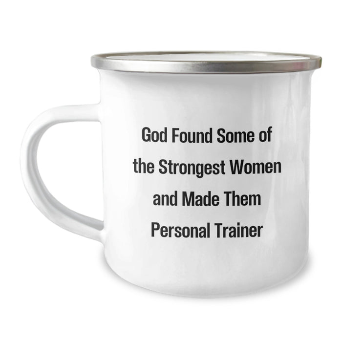 Funny Personal Trainer Gifts from Women Friends for Graduation - Camping Mug - Image 1