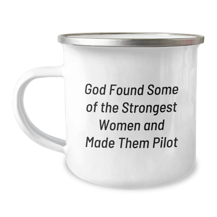 Gifts from Friends for Pilot Enthusiasts - Funny Pilot Camping Mug for Graduation Unique Gifts - Image 1
