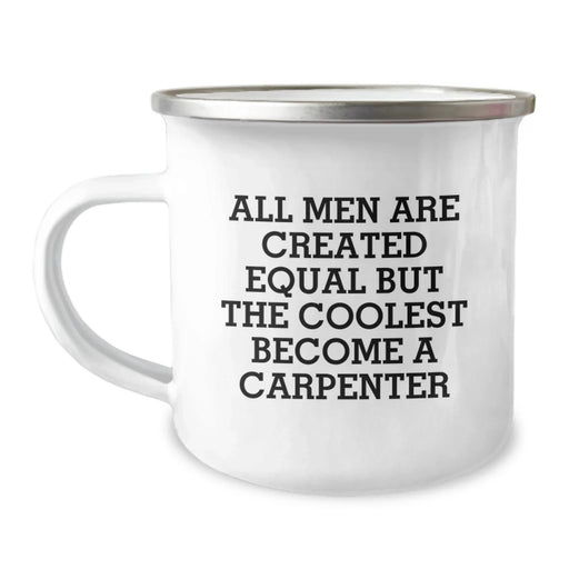 Funny Carpenter Gifts from Men to Men Unique Christmas Unique Gifts for Carpenter Lovers - Camping Mug - Image 1
