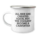 Funny Carpenter Gifts from Men to Men Unique Christmas Unique Gifts for Carpenter Lovers - Camping Mug - Image 1