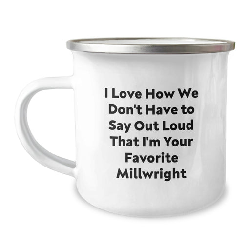 Funny Millwright Gifts from Friends - Millwright Enthusiast Camping Mug for Graduation Unique Gifts - Image 1