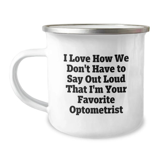 Funny Optometrist Gifts, Unique Birthday Unique Gifts for Optometrist Men, Camping Mug Gifts from Friends - Image 1