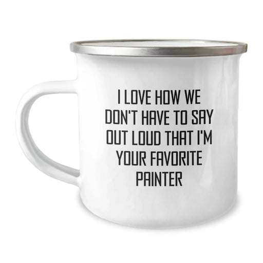 Funny Painter Gifts for Camping Mug Enthusiasts, Gifts from Friends, Family, or Coworkers, Painter Lover Unique Christmas Unique Gifts - Image 1