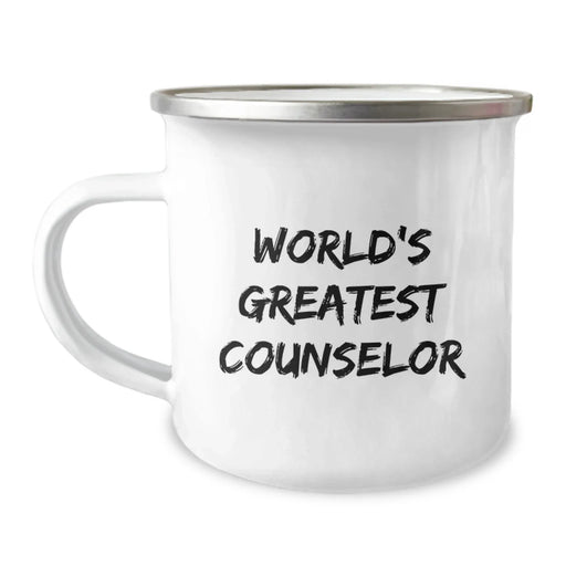 Funny World's Greatest Counselor Christmas Unique Gifts for Men, Unique Counselor Mugs for Counselors, Counselor Camping Mug - Gifts from Friends and Family - Image 1