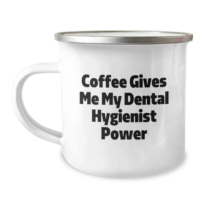 Funny Dental Hygienist Gifts from Friends for Birthday Unique Mugs Camping Coffee Lovers - Image 1