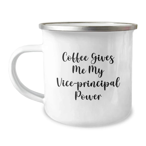 Funny Vice-principal Gifts for Him - Coffee Gives Me My Vice-principal Power Christmas Unique Gifts from Friends to Vice-principal - Image 1
