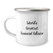 World's Greatest Financial Advisor Funny Quote Gifts for Financial Advisor Men Women Friends Coworkers Family from Friends, Camping Mug with Enamel Finish, Christmas Unique Gifts - Image 1