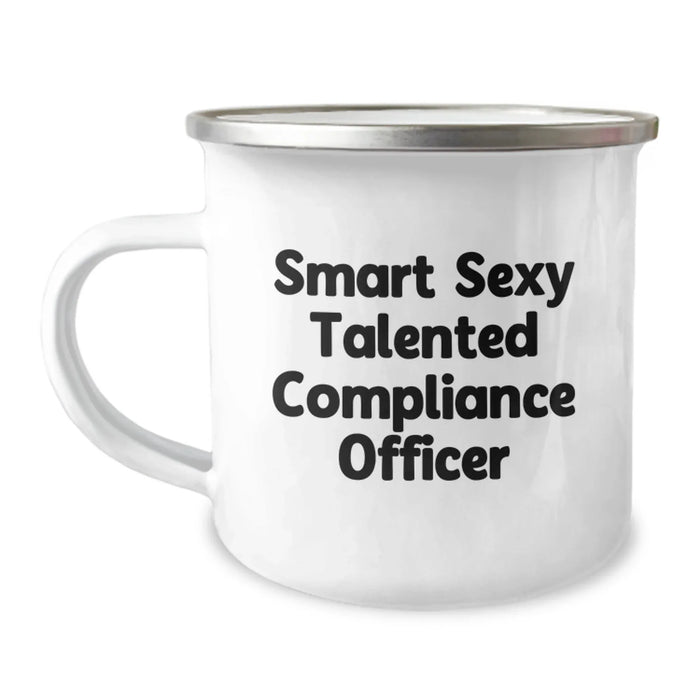 Compliance Officer Funny Mugs, Unique Birthday Unique Gifts for Compliance Officers, Camping Mugs for Men and Women from Friends and Family - Image 1