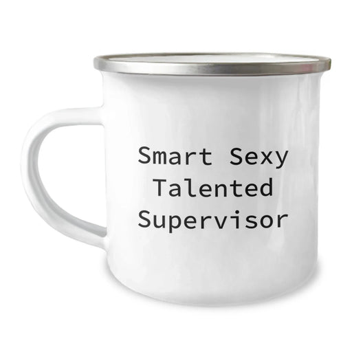 Funny Supervisor Gifts from Men, For Supervisor - Smart Sexy Talented - Christmas Unique Christmas Mug - Image 1