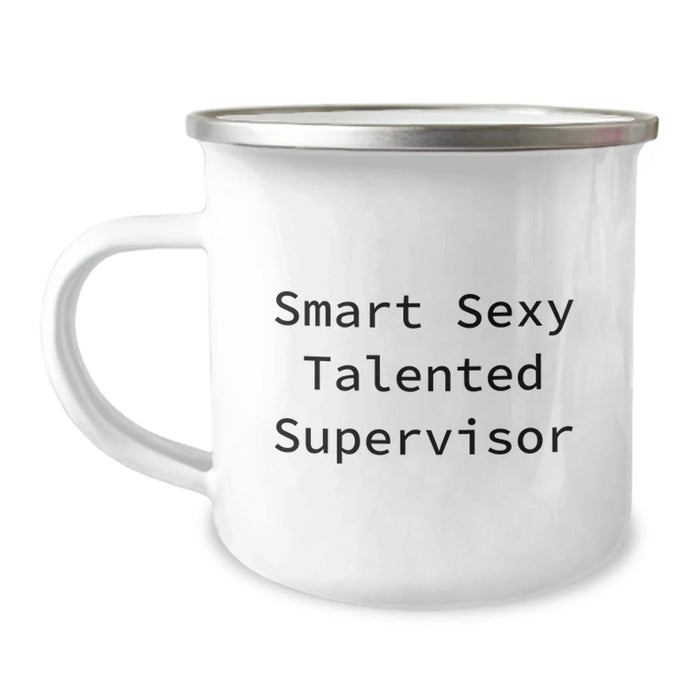 Funny Supervisor Gifts from Men, For Supervisor - Smart Sexy Talented - Christmas Unique Christmas Mug - Image 1