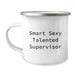 Funny Supervisor Gifts from Men, For Supervisor - Smart Sexy Talented - Christmas Unique Christmas Mug - Image 1