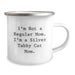 Funny Silver Tabby Cat Mom Camping Mug Gifts from Family, Friends, or Coworkers for Silver Tabby Cat Lovers at Christmas - Image 2