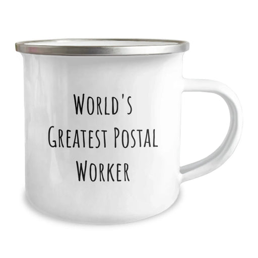 Funny World's Greatest Postal Worker Gifts for Postal Worker Camping Mug, Unique Christmas Unique Gifts from Friends to Family - Image 2