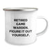 Funny Game Warden Gifts from Family - 'Figure It Out Yourself' Camping Mug for Graduation, Stainless Steel with Enamel Finish, 12 oz Capacity - Image 2