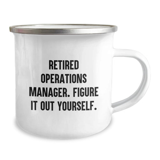 Funny Operations Manager Camping Mug Gifts from Friends Christmas Unique Ideas for Operations Manager - Image 2