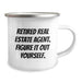 Funny Real Estate Agent Graduation Gifts from Friends, Unique Camping Mug for Real Estate Agent, 'Figure It Out Yourself' Quote, 12 oz Stainless Steel with Enamel Finish - Image 2