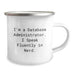 Funny 'I'm A Database Administrator. I Speak Fluently In genius.' Gifts from Friends for Christmas Unique Gifts, Database Administrator Camping Mug, Stainless Steel Mug with Enamel Finish - Image 2