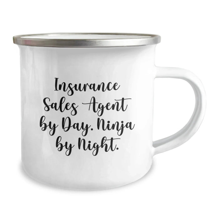 Funny Insurance Sales Agent Gifts for Men, Christmas Unique Mugs, Camping Mug Quote - Image 2