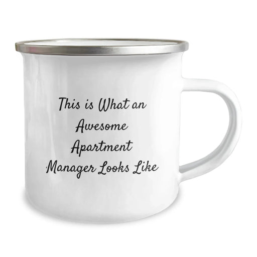 Funny Camping Mug Gifts for Apartment Manager, This Is What An Awesome Apartment Manager Looks Like, Birthday Unique Gifts from Friends - Image 2