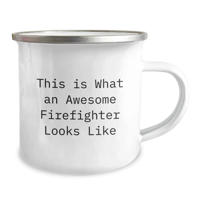 Funny Gifts from Family to Awesome Firefighter Men Birthday Unique Gifts, Funny Firefighter Camping Mug for Firefighter Birthday, Unique Birthday Unique Gifts for Firefighter Friends and Family - Image 2