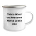 Funny Nurse Gifts for Her - This Is What An Awesome Nurse Looks Like - Cute Camping Mug for Nurses - Unique Christmas Unique Gifts from Friends and Family - Image 2