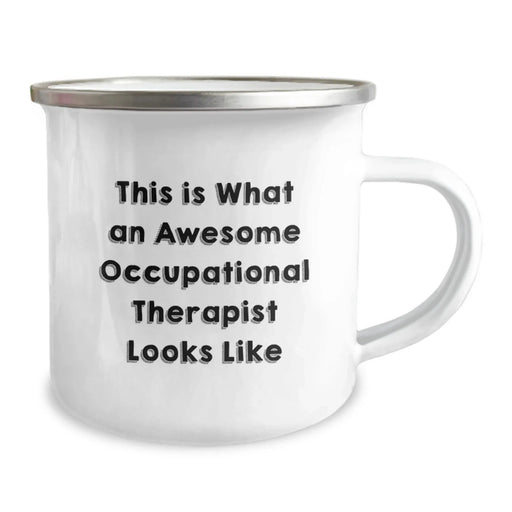 Funny Occupational Therapist Gifts from Men to Occupational Therapist Friends - Christmas Unique Camping Mugs This Is What An Awesome Occupational Therapist Looks Like - Image 2
