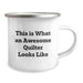 Funny Quilter Gifts from Friends, This Is What An Awesome Quilter Looks Like, Birthday Unique Gifts for Quilter, Men, Women, Friends - Image 2