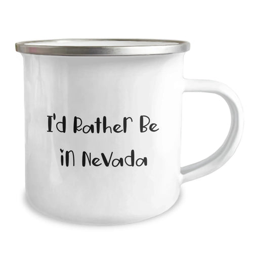 Funny Nevada Camping Mug Gifts from Friends for Men Women Family - I'd Rather Be In Nevada, Unique Nevada Camping Mug for Christmas Unique Gifts, Camping Mug for Outdoor Enthusiasts who Love Nevada - Image 2