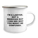 Funny Lawyer Gifts from Men to Lawyer Friends Christmas Unique Mugs, Camping Mug for Lawyer, 'I'm A Lawyer Not A Magician But I Can See Why You Might Be Confused' Humorous Lawyer Mug - Image 2