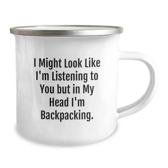 Funny Backpacking Gifts for Friends - Camping Mug with Inspirational Quote - Gifts from Family for Christmas - Image 2