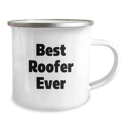 Funny Roofer Gifts from Friends for Roofer, Best Roofer Ever Camping Mug, Christmas Unique Gifts for Men, Best Roofer Ever Stainless Steel Camping Mug - Image 2