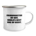 Funny Chiropractor Gifts from Men for Christmas Unique Ideas Camping Mug - 'Chiropractor By Day, World's Best Dad By Night.' - Image 2