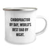 Funny Chiropractor Gifts for Dad, World's Best Chiropractor by Day, Camping Mug, Valentine's Unique Gift from Men - Image 2