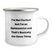 Funny Optometrist Gifts, Unique Camping Mug for Men, Women, Friends, Family - I'm Not 'Perfect' But I'm An Optometrist, Gifts from Family, Friends, Coworkers, Christmas Unique Gifts - Image 2