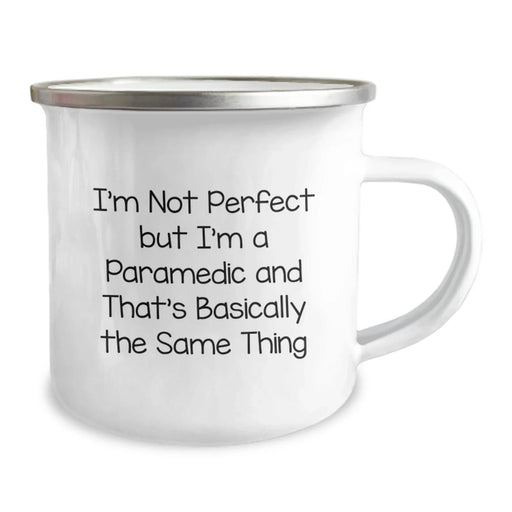 Funny Rescue Worker Gifts for Men - 'I'm Not Perfect But...' Sarcasm Mug, Camping Mug for Rescue Worker Birthday Unique Gifts from Friends - Image 2