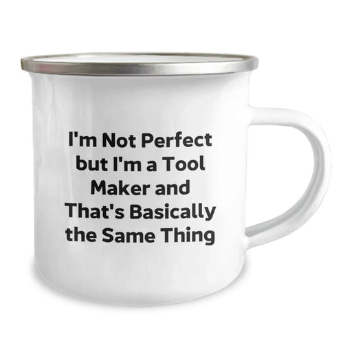 Funny Tool Maker Gifts from Friends for Birthday Unique Mug for Men Stainless Steel Camping Mugs with Funny Quote - Image 2