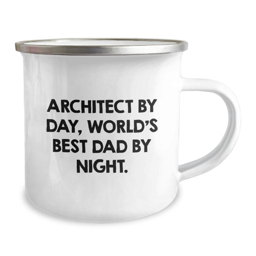 Architect Gifts, Funny Quote Dad Mug, Camping Mug for Birthday, Gifts from Men, Gifts for Architect, World's Best Dad - Image 2