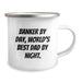 Funny Banker Gifts, World's Best Dad Camping Mug, Birthday Unique Gifts from Family to Banker, Best Dad Ever - Image 2
