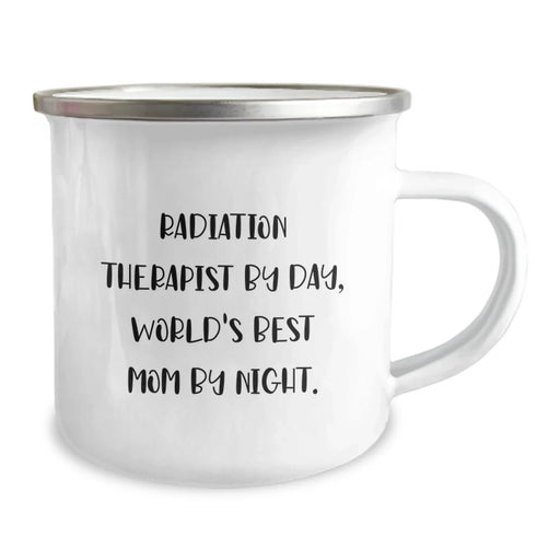 Funny Radiation Therapist Gifts for Men - World's Best Mom by Night Camping Mug, Valentine's Unique Presents from Friends - Image 2