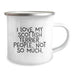 Funny Scottish Terrier Dog Christmas Unique Gifts from Men to Friends - 'I Love My Scottish Terrier. People, Not So Much.' Scottish Terrier Dog Lover Camping Mugs - Image 2