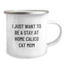 Funny Calico Cat Gifts for Calico Cat Mom, Birthday Unique Gifts from Friends to Family, Calico Cat Camping Mug - Image 2