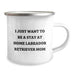 Funny Labrador Retriever Dog Gifts for Mom - I Just Want To Be A Stay At Home Labrador Retriever Mom - Camping Mug for Graduation, Gifts from Mom to Daughter or Friends - Image 2
