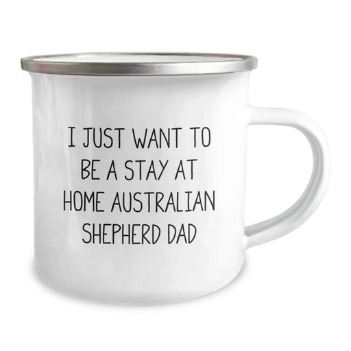 Funny Australian Shepherd Dog Dad Gifts for Men Christmas Unique Mugs from Husband, Australian Shepherd Dog Camping Lover Enthusiast Dad - Image 2